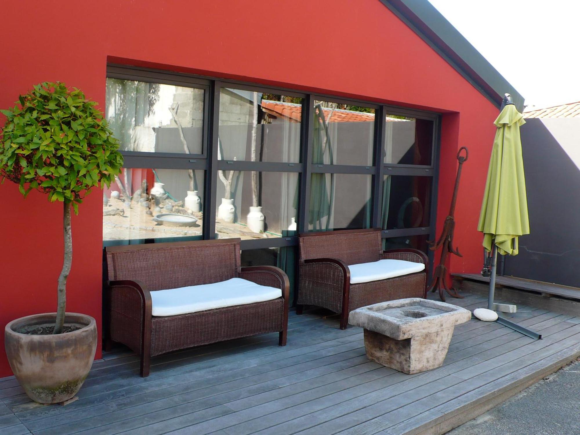 Chambre D'Hotes Le Poteau Rose Baiona Exterior foto
